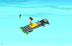 LEGO 4203 instructions page 8 – build guide