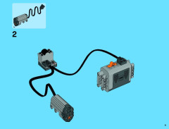 LEGO 42030 instructions page 9 – build guide