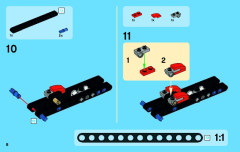 LEGO 42031 instructions page 8 – build guide