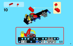 LEGO 42031 instructions page 11 – build guide