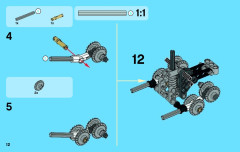LEGO 42032 instructions page 12 – build guide
