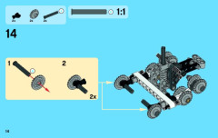 LEGO 42032 instructions page 14 – build guide