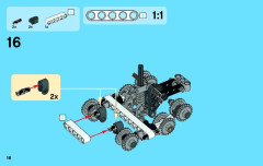 LEGO 42032 instructions page 16 – build guide