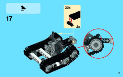 LEGO 42032 instructions page 17 – build guide