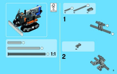 LEGO 42032 instructions page 3 – build guide