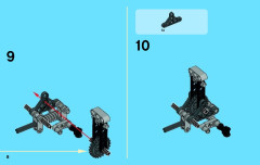 LEGO 42032 instructions page 8 – build guide