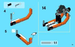 LEGO 42032 instructions page 13 – build guide