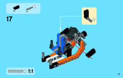 LEGO 42032 instructions page 17 – build guide