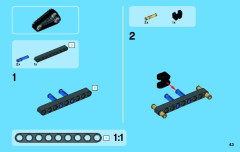 LEGO 42032 instructions page 43 – build guide