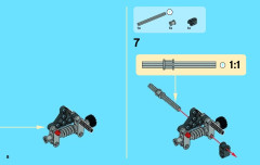 LEGO 42032 instructions page 8 – build guide