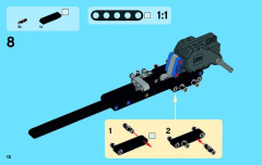 LEGO 42033 instructions page 12 – build guide