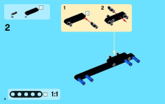 LEGO 42033 instructions page 4 – build guide