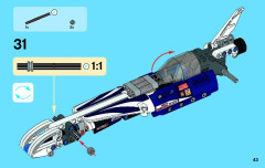 LEGO 42033 instructions page 43 – build guide
