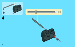 LEGO 42033 instructions page 6 – build guide