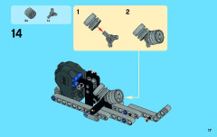 LEGO 42034 instructions page 17 – build guide