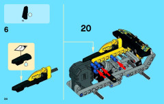 LEGO 42034 instructions page 34 – build guide