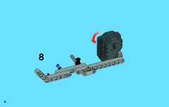 LEGO 42034 instructions page 8 – build guide