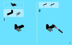 LEGO 42034 instructions page 9 – build guide