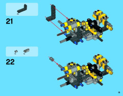 LEGO 42035 instructions page 19 – build guide