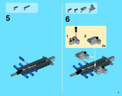 LEGO 42035 instructions page 5 – build guide