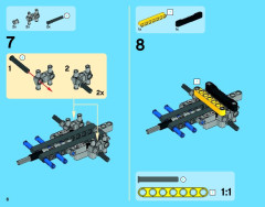 LEGO 42035 instructions page 6 – build guide