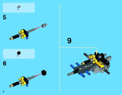 LEGO 42035 instructions page 8 – build guide