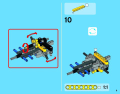 LEGO 42035 instructions page 9 – build guide