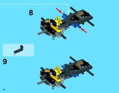 LEGO 42035 instructions page 10 – build guide
