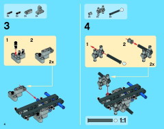 LEGO 42035 instructions page 4 – build guide