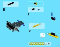 LEGO 42035 instructions page 5 – build guide