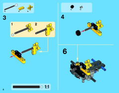LEGO 42035 instructions page 6 – build guide
