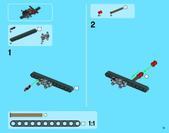 LEGO 42036 instructions page 11 – build guide