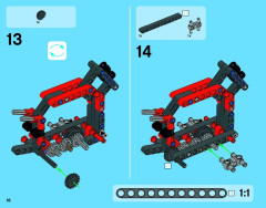 LEGO 42036 instructions page 16 – build guide