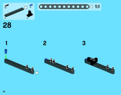 LEGO 42036 instructions page 42 – build guide
