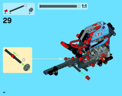 LEGO 42036 instructions page 44 – build guide