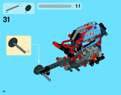 LEGO 42036 instructions page 46 – build guide