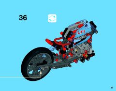 LEGO 42036 instructions page 53 – build guide