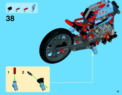 LEGO 42036 instructions page 55 – build guide