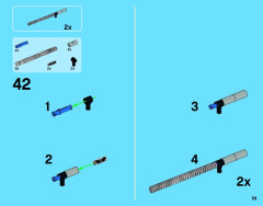 LEGO 42036 instructions page 59 – build guide