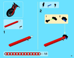 LEGO 42036 instructions page 61 – build guide