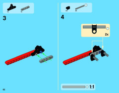 LEGO 42036 instructions page 62 – build guide
