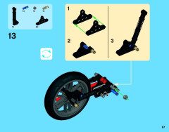 LEGO 42036 instructions page 67 – build guide