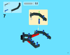 LEGO 42036 instructions page 7 – build guide