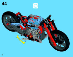 LEGO 42036 instructions page 72 – build guide