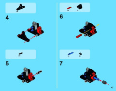 LEGO 42036 instructions page 47 – build guide