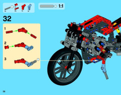 LEGO 42036 instructions page 56 – build guide