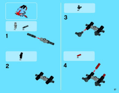 LEGO 42036 instructions page 57 – build guide