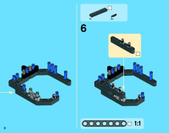 LEGO 42036 instructions page 6 – build guide
