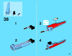 LEGO 42036 instructions page 69 – build guide
