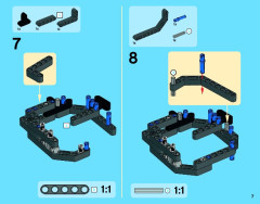 LEGO 42036 instructions page 7 – build guide